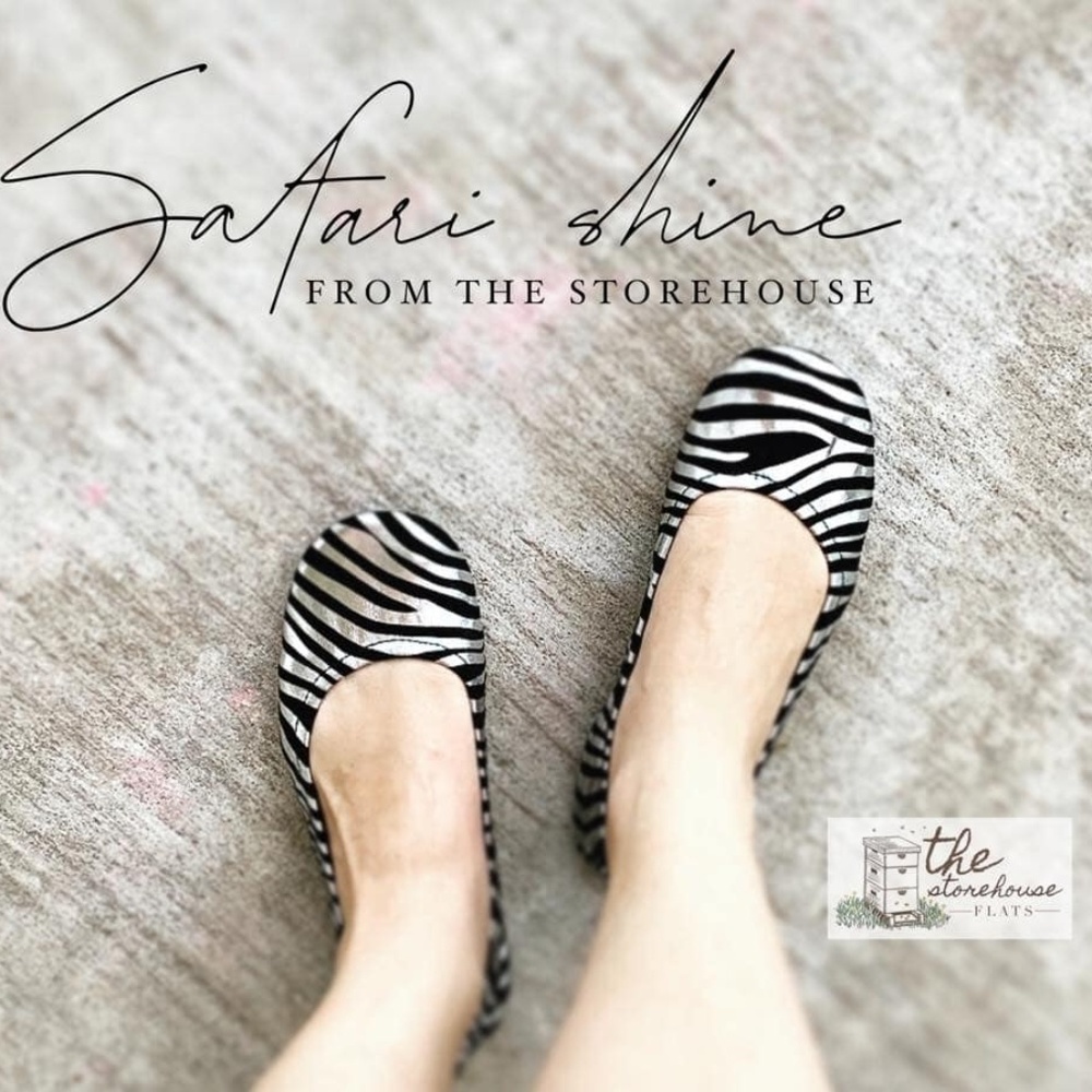 Safari Shine Size 9 the storehouse flats